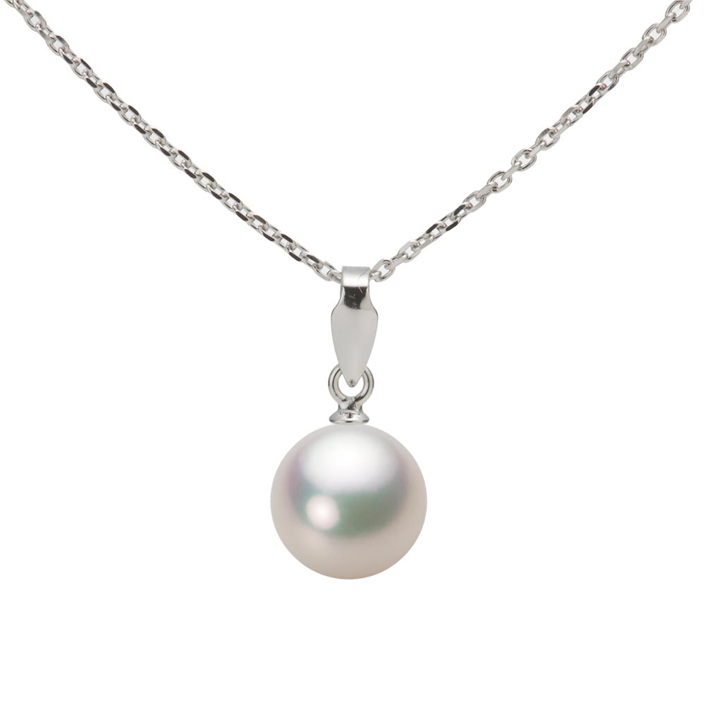 パール ペンダント トップ あこや真珠 7.5mm アコヤ 真珠 ペンダント トップ K18WG ホワイトゴールド 18金 レディース HA00075R11CW0U188W-T ムーンレーベル Moon Label