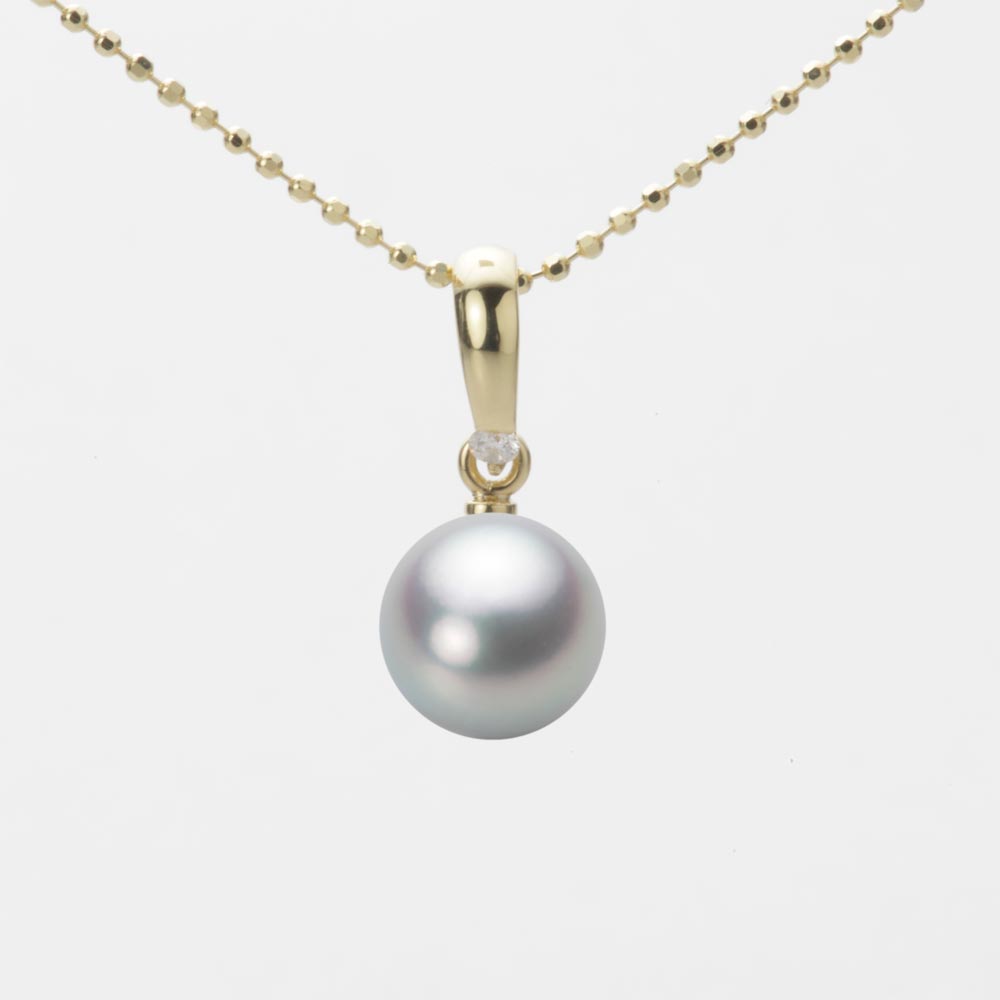 パール ペンダント トップ あこや真珠 7.5mm アコヤ 真珠 ペンダント トップ K18 イエローゴールド 18金 レディース HA00075R12SG01500Y-T ムーンレーベル Moon Label