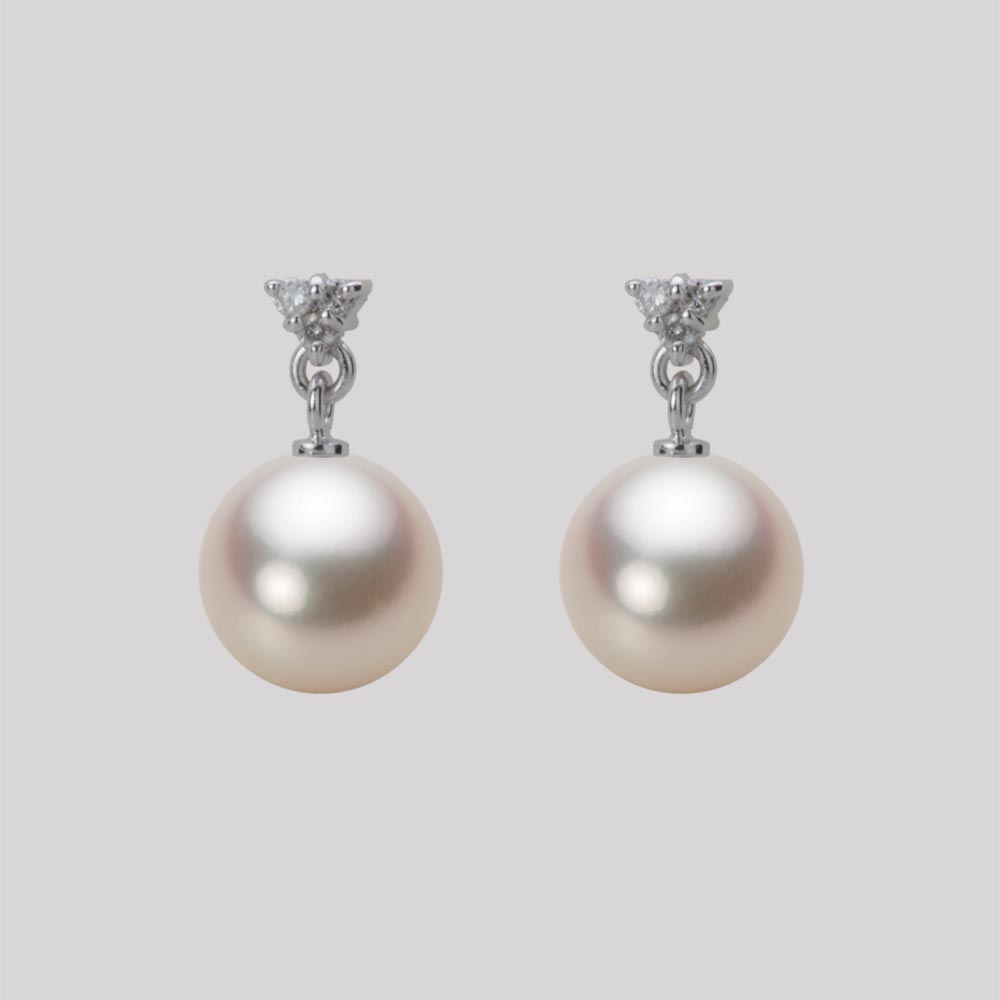 楽天Moon Label　大月真珠 Online Shopパール ピアス あこや真珠 8.0mm アコヤ 真珠 ピアス K18WG ホワイトゴールド レディース HA00080R11CG0617W0 ムーンレーベル Moon Label