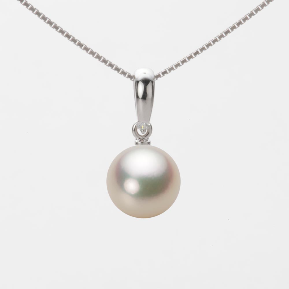 パール ペンダント トップ あこや真珠 8.5mm アコヤ 真珠 ペンダント トップ K18WG ホワイトゴールド 18金 レディース HA00085R11CG01500W-T ムーンレーベル Moon Label