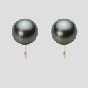 ブラック パール イヤリング 10mm 黒蝶 真珠 イヤリング K18 イエローゴールド 18金 レディース NB00010R12DG0Y06Y0 ムーンレーベ...