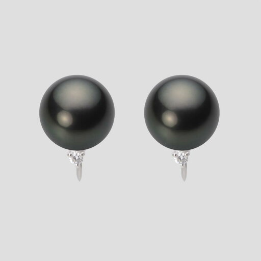 ブラック パール イヤリング 10mm 黒蝶 真珠 イヤリング K18WG ホワイトゴールド 18金 レディース NB00010R21BK0635WM ムーンレーベル Moon Label ブラック パール イヤリング 10mm 黒蝶 真珠 イヤリング K18WG ホワイトゴールド 18金 レディース NB00010R21BK0635WM ムーンレーベル Moon Label
