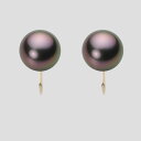 ブラック パール イヤリング 10mm 黒蝶 真珠 イヤリング K18 イエローゴールド 18金 レディース NB00010R21RB0Y06Y0 ムーンレーベ...