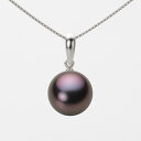 ブラック パール ネックレス 一粒 11mm 黒蝶 真珠 ペンダント K18WG ホワイトゴールド 18金 レディース NB00011R11RB01500W ムーンレーベル Moon Label(4)