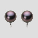 ブラック パール イヤリング 11mm 黒蝶 真珠 イヤリング K14WG ホワイトゴールド レディース NB00011R11RB0Y04W0 ムーンレーベル ...