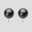 ブラック パール イヤリング 11mm 黒蝶 真珠 イヤリング K14WG ホワイトゴールド レディース NB00011R12BK0Y03W0 ムーンレーベル ...