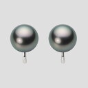 ブラック パール イヤリング 11mm 黒蝶 真珠 イヤリング K14WG ホワイトゴールド レディース NB00011R12DG0Y04W0 ムーンレーベル ...