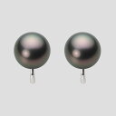 ブラック パール イヤリング 11mm 黒蝶 真珠 イヤリング K14WG ホワイトゴールド レディース NB00011R12RB0Y04W0 ムーンレーベル ...