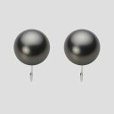 ブラック パール イヤリング 11mm 黒蝶 真珠 イヤリング K14WG ホワイトゴールド レディース NB00011R13PC0Y03W0 ムーンレーベル ...