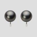 ブラック パール イヤリング 11mm 黒蝶 真珠 イヤリング K14WG ホワイトゴールド レディース NB00011R13PC0Y04W0 ムーンレーベル ...