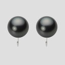ブラック パール イヤリング 11mm 黒蝶 真珠 イヤリング PT900 プラチナ レディース NB00011R21BK0Y09P0 ムーンレーベル Moon...