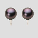 ブラック パール イヤリング 11mm 黒蝶 真珠 イヤリング K18 イエローゴールド 18金 レディース NB00011R21RB0Y06Y0 ムーンレーベ...