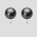 ブラック パール イヤリング 11mm 黒蝶 真珠 イヤリング K18 イエローゴールド 18金 レディース NB00011R22PC0Y06Y0 ムーンレーベ...