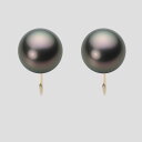 ブラック パール イヤリング 11mm 黒蝶 真珠 イヤリング K18 イエローゴールド 18金 レディース NB00011R22RB0Y06Y0 ムーンレーベ...
