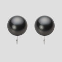 ブラック パール イヤリング 11mm 黒蝶 真珠 イヤリング PT900 プラチナ レディース NB00011R23BK0Y09P0 ムーンレーベル Moon...
