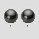 ブラック パール イヤリング 12mm 黒蝶 真珠 イヤリング K14WG ホワイトゴールド レディース NB00012R13PC0Y03W0 ムーンレーベル ...