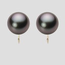 ブラック パール イヤリング 12mm 黒蝶 真珠 イヤリング K18 イエローゴールド 18金 レディース NB00012R13RB0Y06Y0 ムーンレーベ...