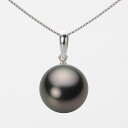 【ポイント10倍】 ブラック パール ペンダント トップ 13mm 黒蝶 真珠 ペンダント トップ K18WG ホワイトゴールド 18金 レディース NB00013R22PC01500W-T ムーンレーベル Moon Label