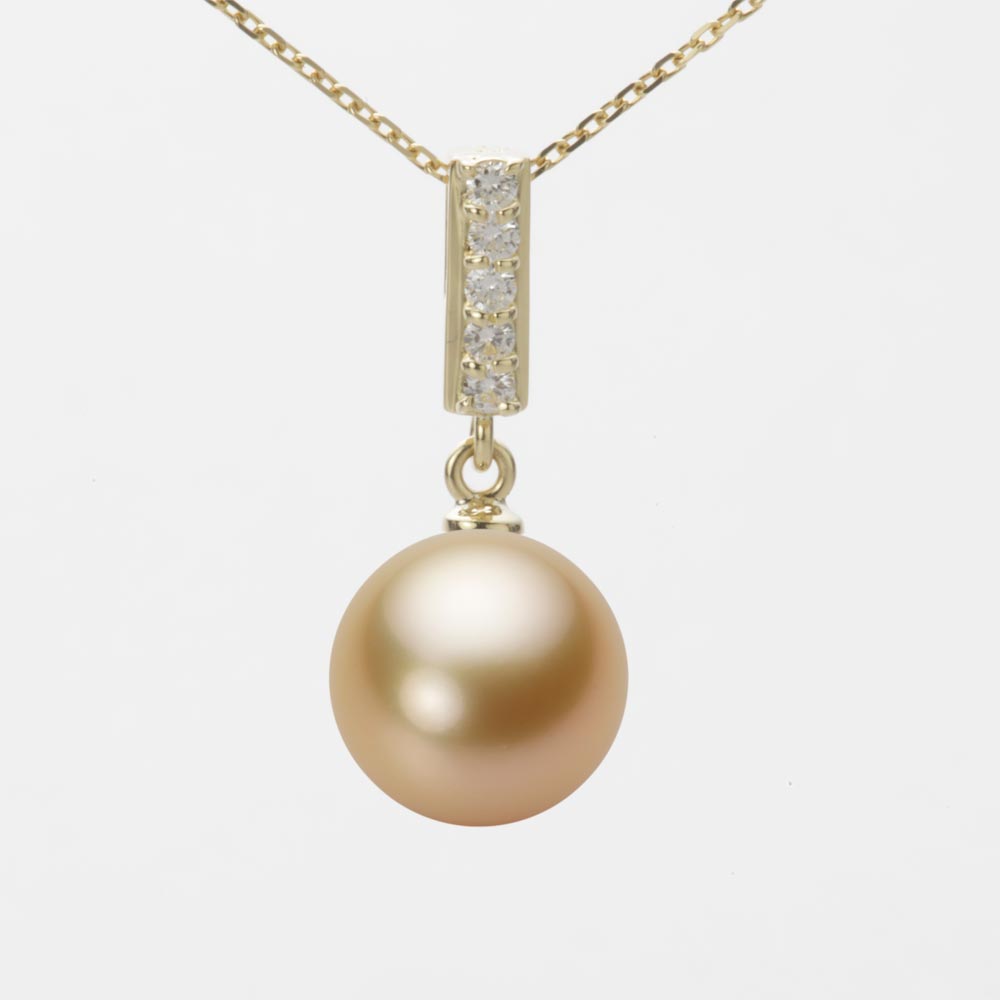 南洋真珠 パール ネックレス 一粒 10mm 白蝶 真珠 ペンダント K18 イエローゴールド 18金 レディース NW00010R23LG0314Y0 ムーンレーベル Moon Label(4)