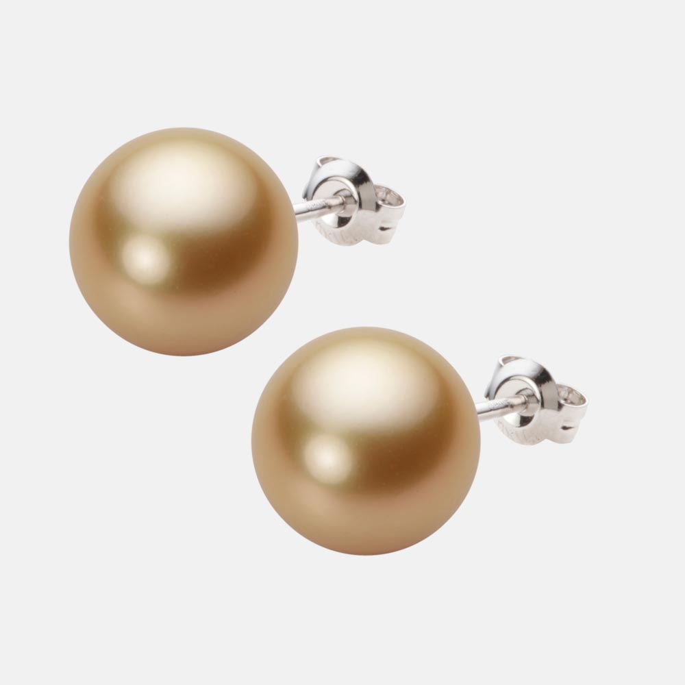 南洋真珠 パール ピアス 11mm 白蝶 真珠 ピアス K14WG ホワイトゴールド レディース NW00011R22NG0PA01W ムーンレーベル Moon Label