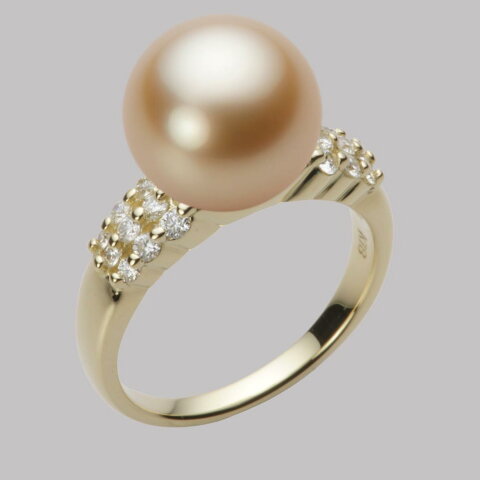 パール リング 11mm 白蝶 真珠 リング K18 イエローゴールド NW00011R23LG0D04Y1