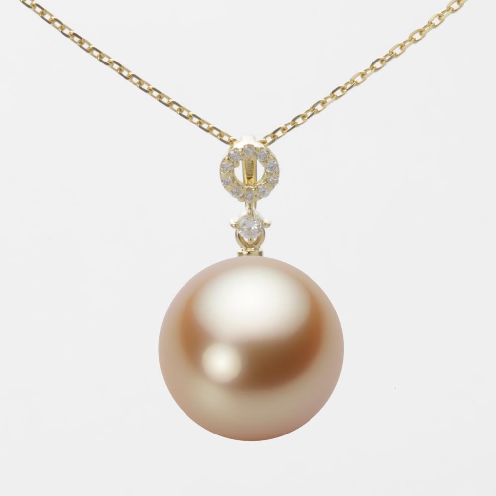 南洋真珠 パール ペンダント トップ 12mm 白蝶 真珠 ペンダント トップ K18 イエローゴールド 18金 レディース NW00012R12LG01474Y-T ..