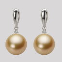 南洋真珠 パール ピアス 12mm 白蝶 真珠 ピアス K18WG ホワイトゴールド 18金 レディース NW00012R12NG0638DW ムーンレーベル ...
