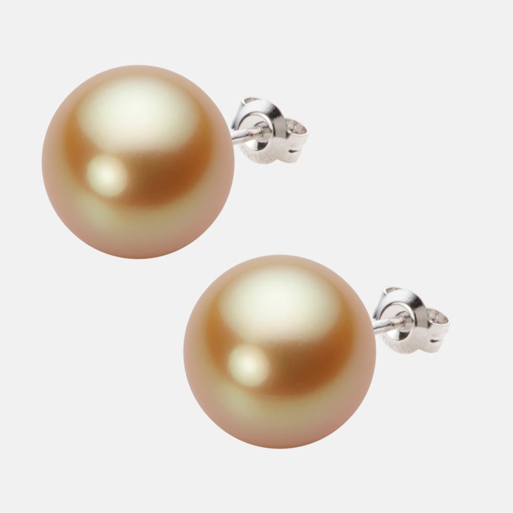 南洋真珠 パール ピアス 12mm 白蝶 真珠 ピアス K14WG ホワイトゴールド レディース NW00012R21LG0PA01W ムーンレーベル Moon Label