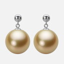 南洋真珠 パール ピアス 13mm 白蝶 真珠 ピアス PT900 プラチナ レディース NW00013R12NG0PA11P ムーンレーベル Moon Lab...