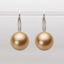 南洋真珠 パール ピアス 13mm 白蝶 真珠 ピアス K18WG ホワイトゴールド 18金 レディース NW00013R21NG0716W0 ムーンレーベル ...