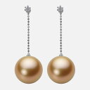 南洋真珠 パール ピアス 13mm 白蝶 真珠 ピアス K18WG ホワイトゴールド 18金 レディース NW00013R21NG0808W0 ムーンレーベル ...