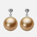 南洋真珠 パール ピアス 13mm 白蝶 真珠 ピアス PT900 プラチナ レディース NW00013R21NG0PA11P ムーンレーベル Moon Lab...