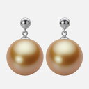 南洋真珠 パール ピアス 14mm 白蝶 真珠 ピアス PT900 プラチナ レディース NW00014R13NG0PA11P ムーンレーベル Moon Lab...