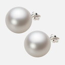 南洋真珠 パール ピアス 14mm 白蝶 真珠 ピアス K14WG ホワイトゴールド レディース NW00014R13WH0PA01W ムーンレーベル Moon...