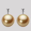 南洋真珠 パール ピアス 14mm 白蝶 真珠 ピアス K18WG ホワイトゴールド 18金 レディース NW00014R21NG0617W0 ムーンレーベル ...