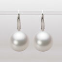 南洋真珠 パール ピアス 15mm 白蝶 真珠 ピアス K18WG ホワイトゴールド 18金 レディース NW00015R22WH0716W0 ムーンレーベル ...