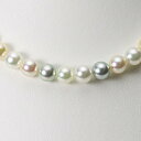 あこや真珠 パール ネックレス 7.5mm アコヤ真珠 マルチカラー ネックレス (左右対称カラー) レディース FIN0109CA000300000 ムーンレ...