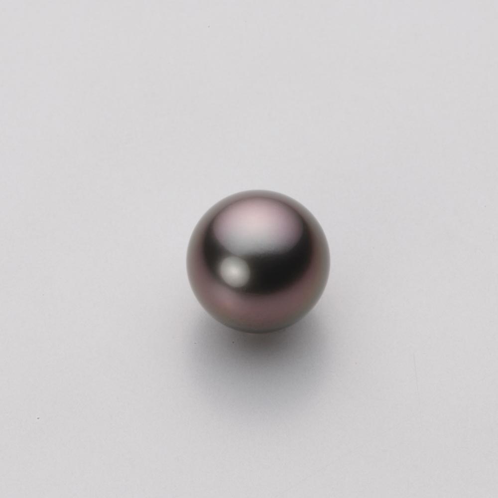 8mm黒蝶真珠パールペンダントトップ(レッドブラック)