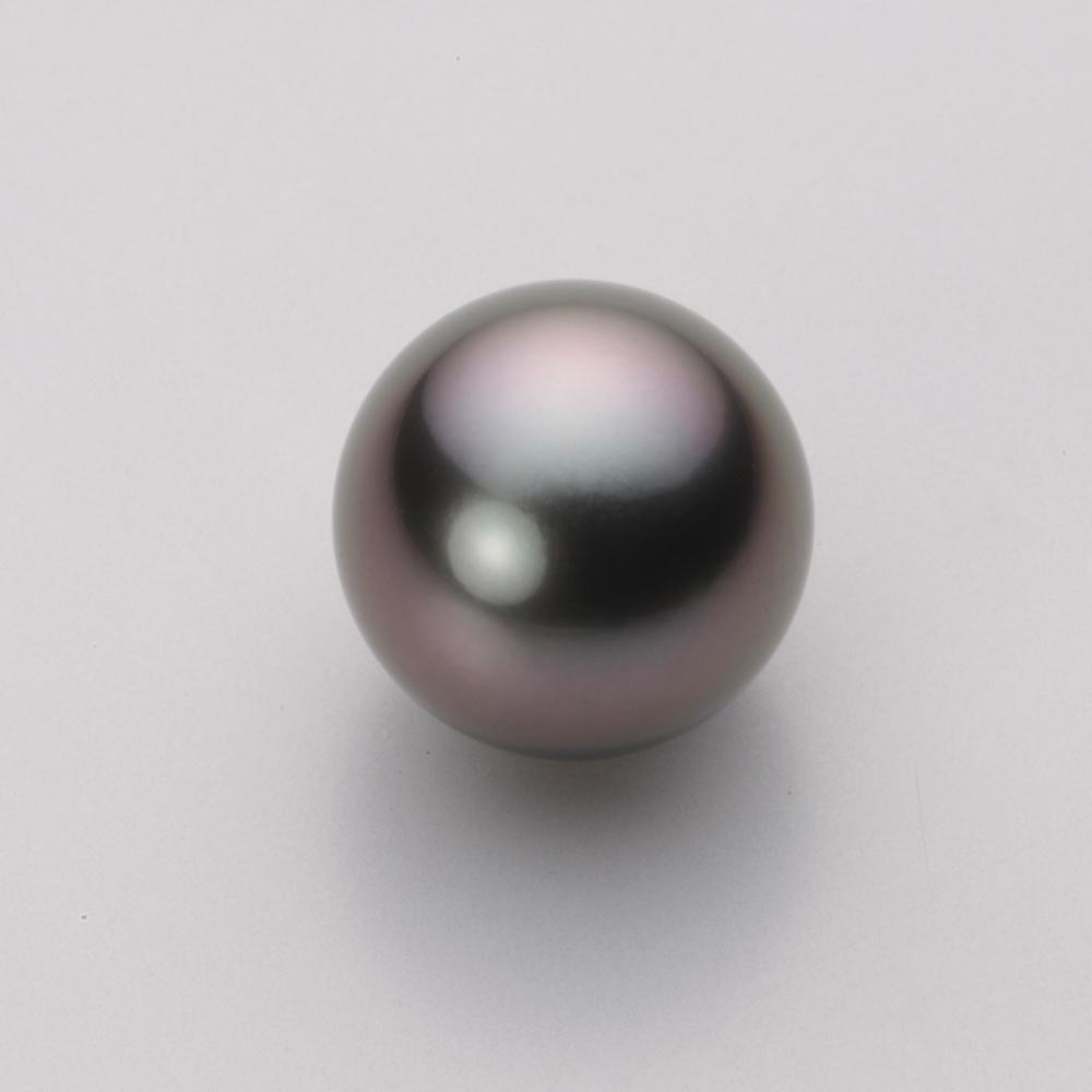 ブラック パール ペンダント トップ 13mm 黒蝶 真珠 ペンダント トップ K18 イエロ...