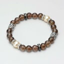 メンズ ブレスレット Genuine Stone スモーキークォーツ ブレス メンズ MEN0705GENST-3M000 ムーンレーベル Moon Label