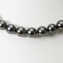 ブラックパール ネックレス 8-10mm 黒蝶 真珠 ネックレス レディース GB01008R22BK000000 ムーンレーベル Moon Label