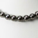 ブラックパール ネックレス 8-10mm 黒蝶 真珠 ネックレス レディース GB01008R32PC000000 ムーンレーベル Moon Label