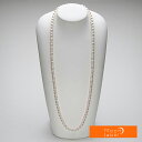 パール ネックレス ロング あこや真珠 8.0mm アコヤ真珠 80cm セミロング パールネックレス レディース FIN0102CA0080R33WG ムーン...