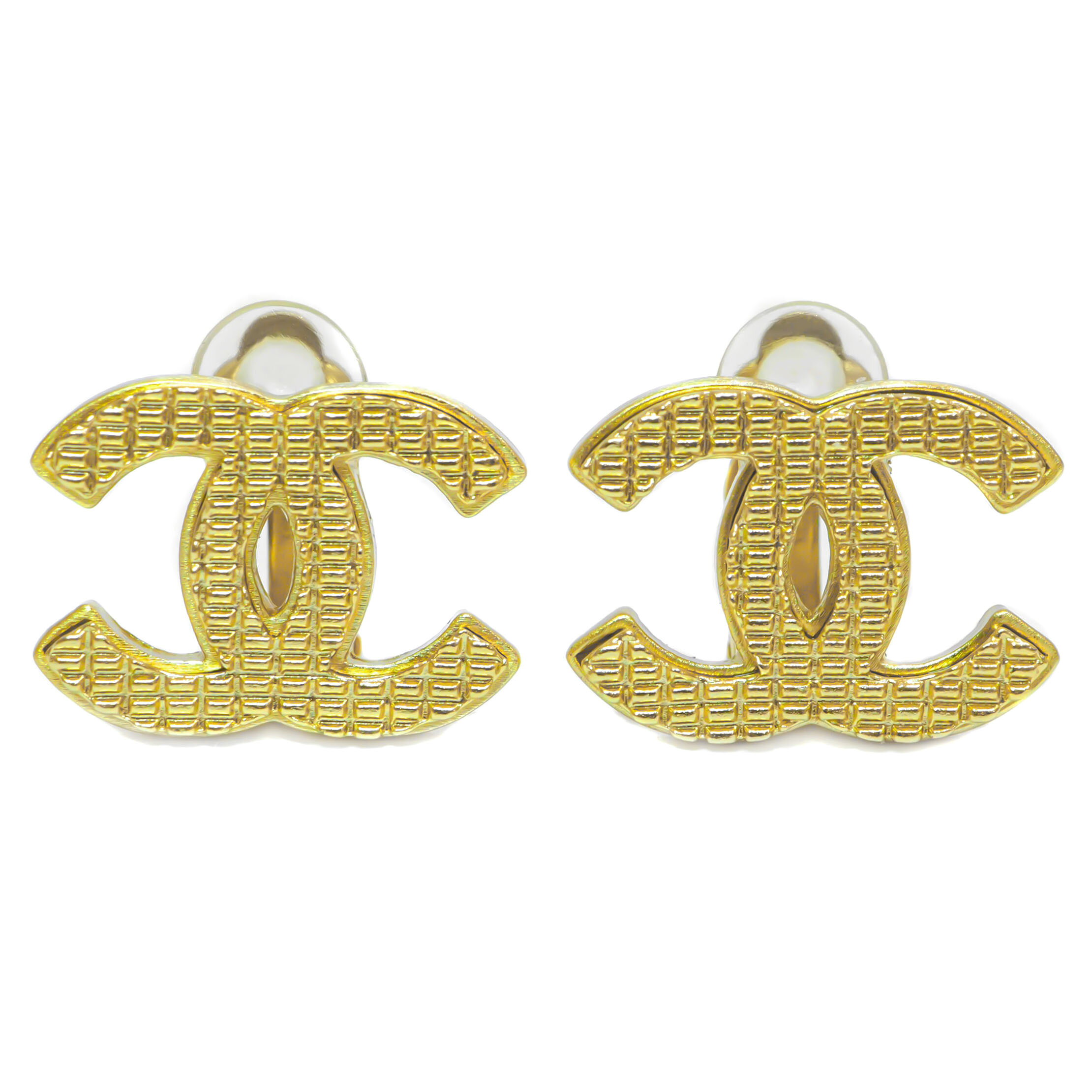 Rakuten - CHANEL シャネル ココマーク ゴールドカラー クリップ イヤリング 約7.6g位 [ 金色 メッキ ジュエリー アクセサリー ブランド レディース ]【中古】