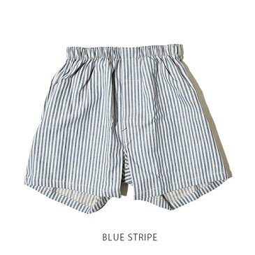 オールドホームステッダー トランクス ウーブン ボクサー リネン 無地 ストライプ Olde Homesteader WOVEN BOXER ギフト プレゼント MADE IN JAPAN 日本製