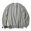 【10%OFFクーポン対象】モクティ mocT レギュラーフィット ネオンスクリプト ループウィール クルーネック プルオーバ REGULAR FIT NEON SCRIPT LOOPWHEEL CREW-NECK PO / GR7×NEON GREEN