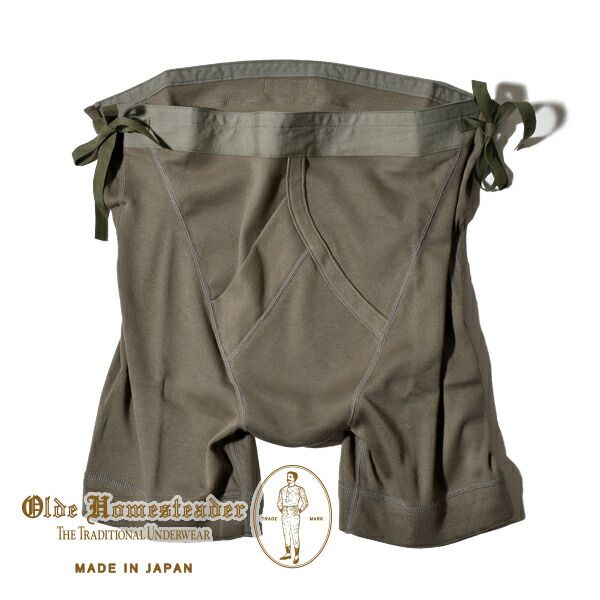 【P10倍】オールドホームステッダー ドロワーズ ショーツ ボクサーパンツ ブリーフ 下着 Olde Homesteader Drawers Short DW001 ギフト プレゼント 日本製