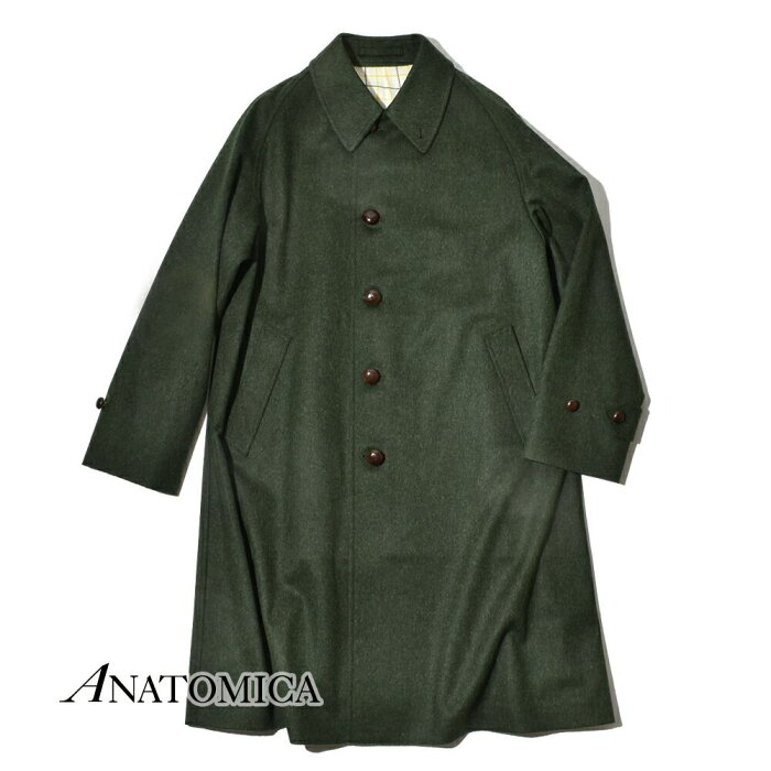 アナトミカ ANATOMICA 【限定】 シングルラグラン 8 シングルラグラン8 SINGLE RAGLAN 8 LODEN ツイード サドルツイード バルマカーンコート ステンカラーコート ローデンコート メンズ レディース ユニセックス