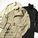 【30%OFFクーポン対象】【P20倍】アナトミカ ANATOMICA トレンチコート TRENCH COAT メンズ レディース ユニセックス ギャバジン シャワープルーフ 撥水性