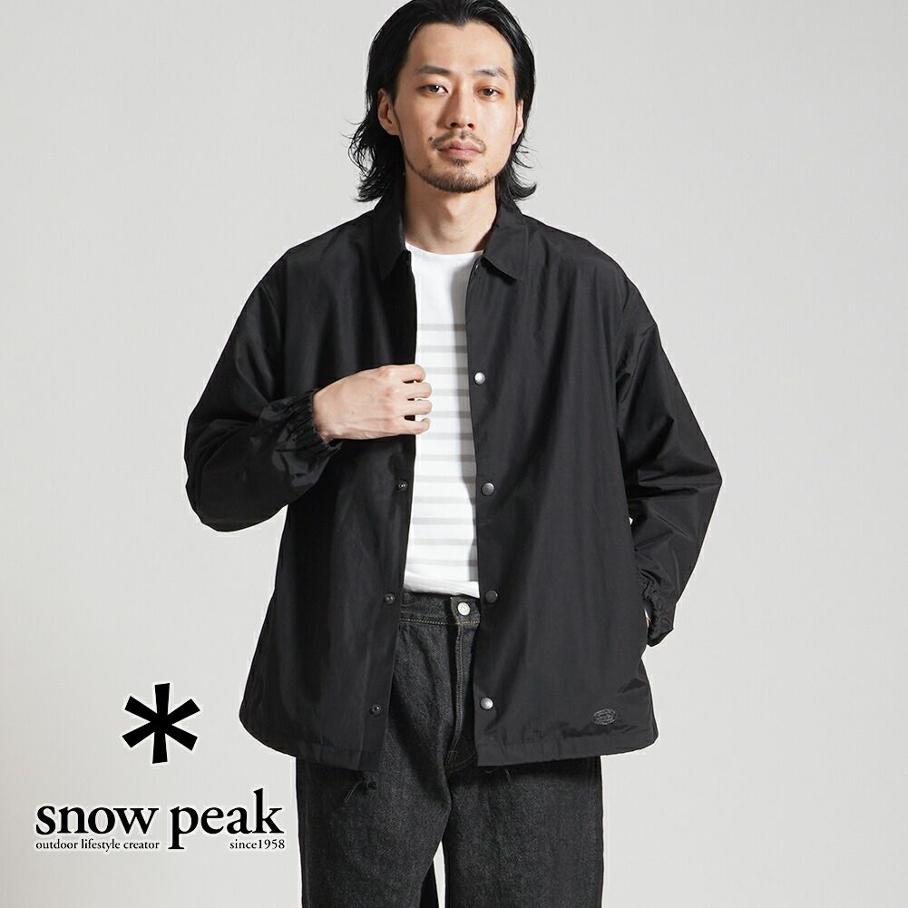 【P10倍】【返品交換送料無料】Snow Peak スノーピーク Light Mountain Cloth Jacket ライト マウンテンクロス ジャケット シャツ シャツジャケット アウトドア